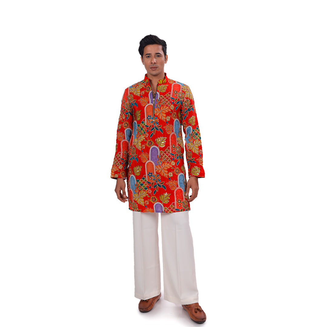 Detailed kurta embroidery