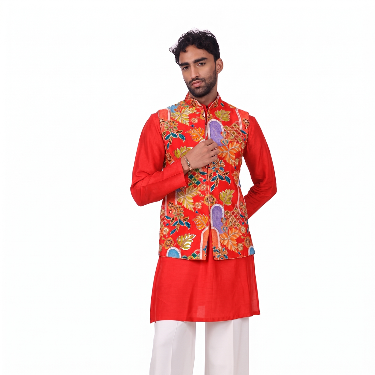 Detailed contemporary kurta