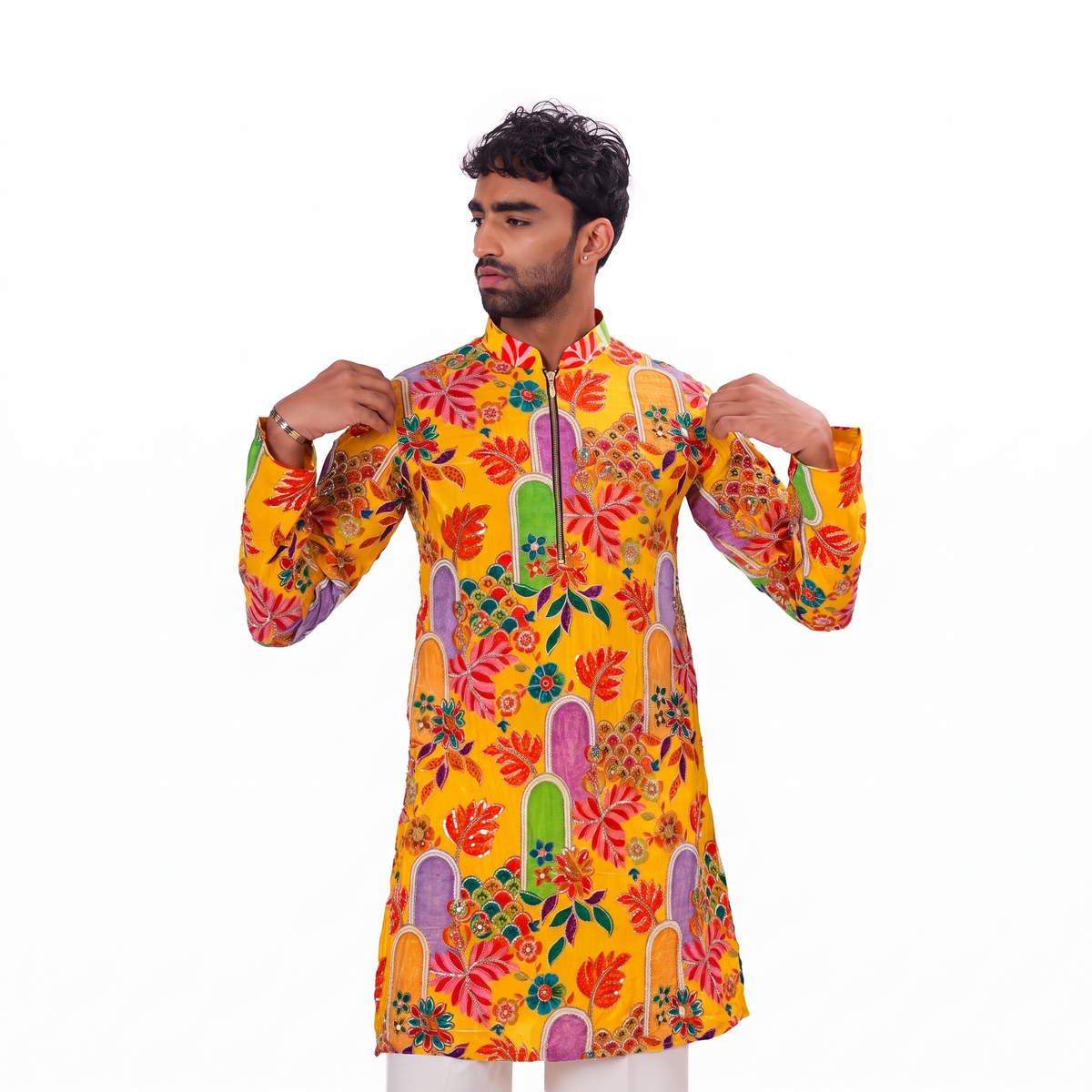 Detailed Indian kurta