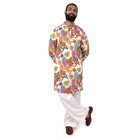 Front view of floral kurta