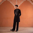 Man wearing contemporary Indian kurta